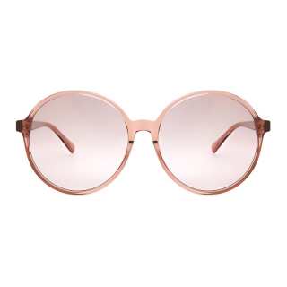 LONGCHAMP Plastic Round Sunglasses Women's Brown