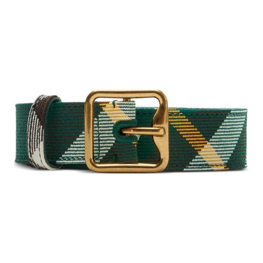 Burberry Burberry check-pattern buckled belt