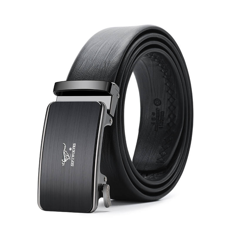 SEPTWOLVES SEPTWOLVES Cow Leather Belt Men's 3.5cm Width