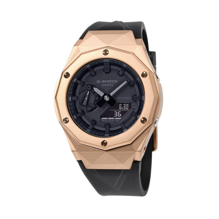 CASIO CASIO Unisex Liquid Crystal/Analog Dual Display Series Black Watch
