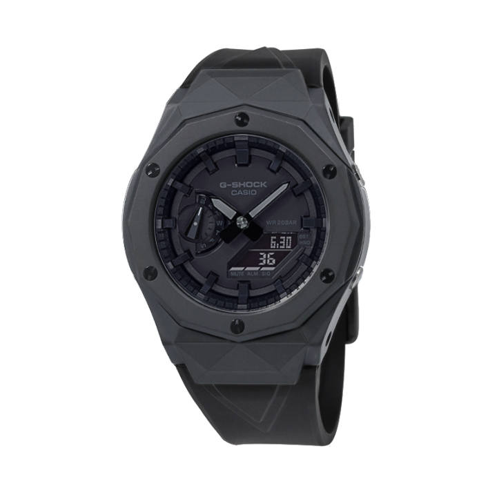 CASIO CASIO Unisex Liquid Crystal/Analog Dual Display Series Black Watch