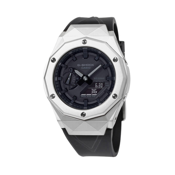 CASIO CASIO Unisex Liquid Crystal/Analog Dual Display Series Black Watch