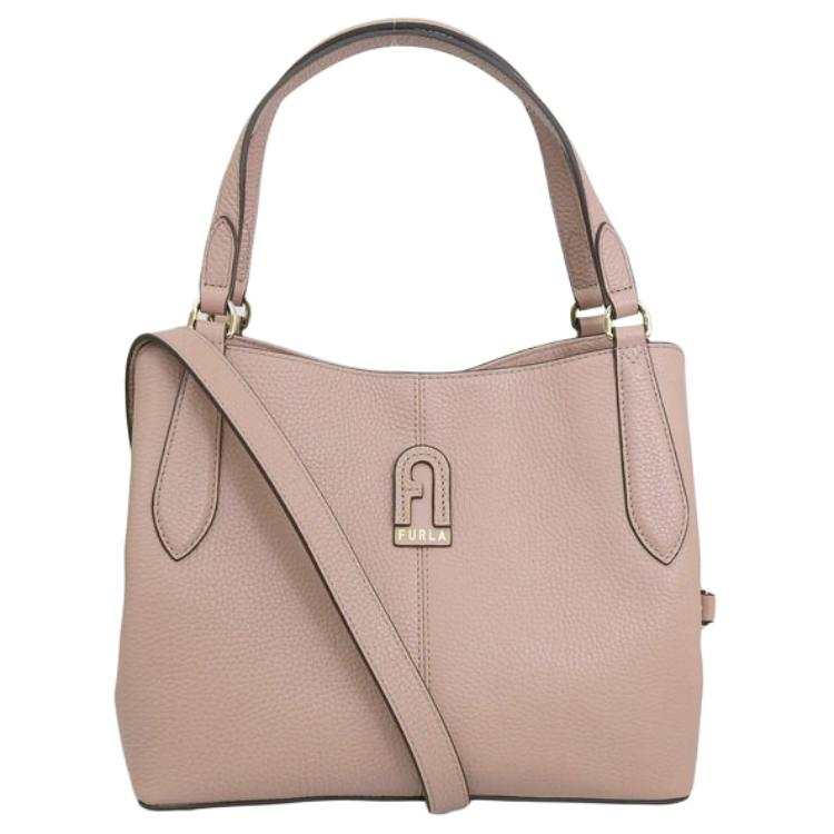 Furla Dafne Leather Shoulder Bag, Crossbody Bag, Handbag Small Women's Pink