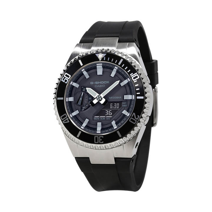 CASIO CASIO Unisex Liquid Crystal/Analog Dual Display Series Black Watch