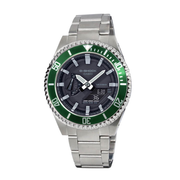 CASIO CASIO Unisex Liquid Crystal/Analog Dual Display Series Black Watch
