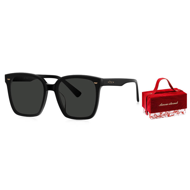 Prsr Prsr Square Sunglasses Unisex Black