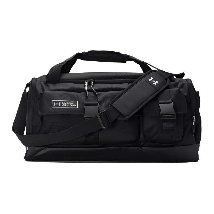Under Armour Under Armour Under Armour Polyester With PU Gym Bag Regular Unisex Black