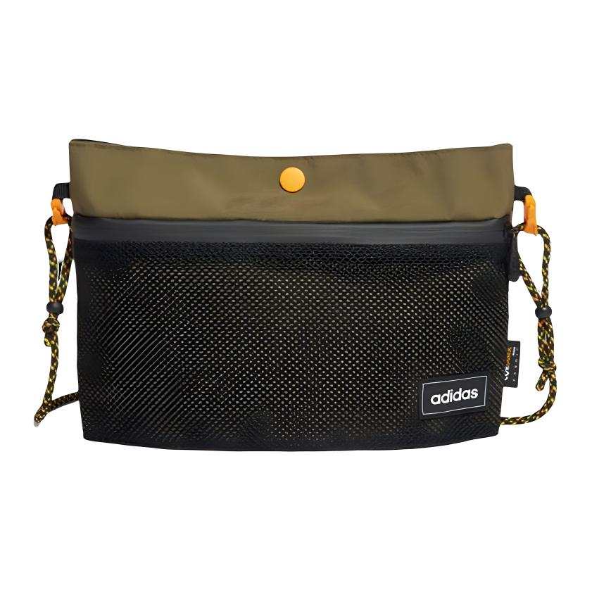 Adidas Adidas Polyester Crossbody Bag, Shoulder Bag Unisex Green