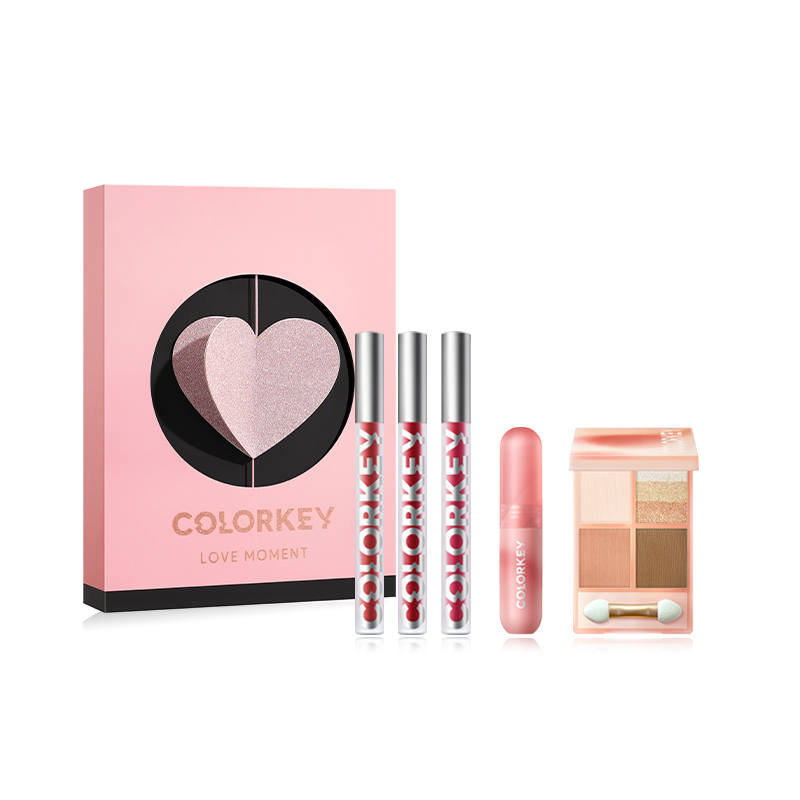 Colorkey Heartbeat Planner/Chapter Lip Gloss Lipstick Red Box