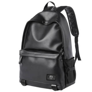 Slazenger PVC Soft Leather Backpack Regular Men's Obsidian