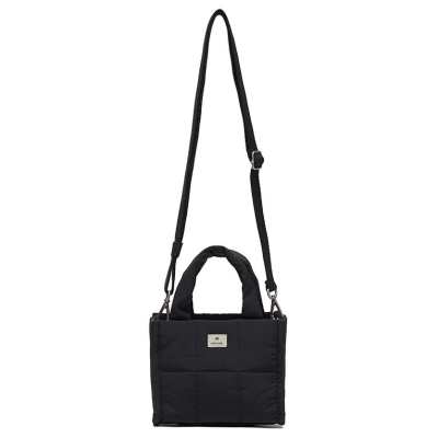 Snow Peak Nylon Tote Bag, Shopping Bag, Handbag, Shoulder Bag Women's Black