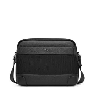 JAGUAR Artificial Leather Shoulder Bag, Crossbody Bag, 'Day' Style Bag Men's Black