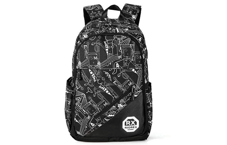 RIOREX RIOREX Polyamide Backpack Laptop Bag Large Unisex Black