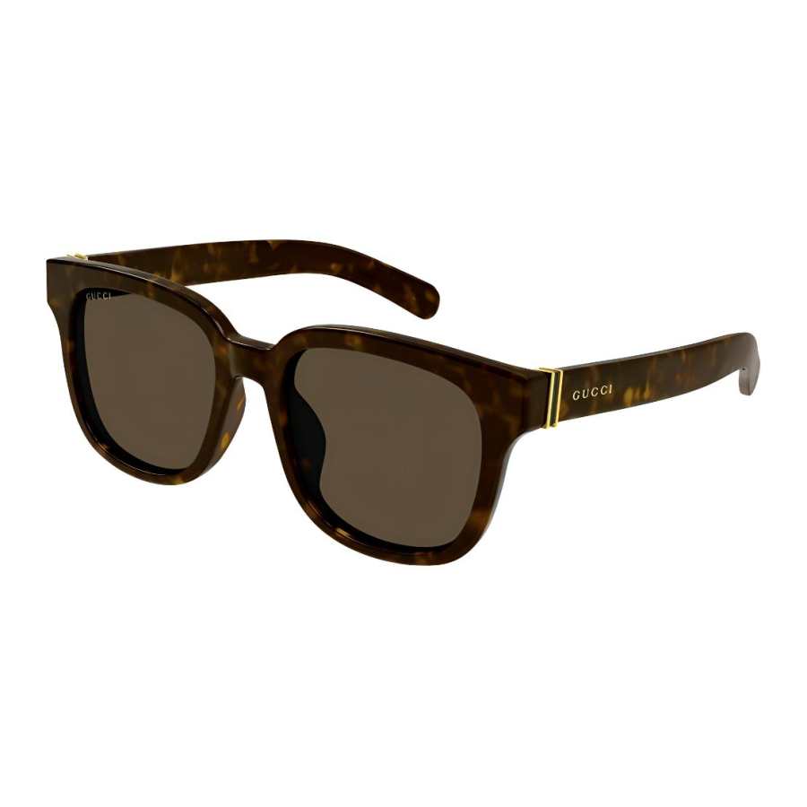 GUCCI Square Sunglasses Women's Tortoiseshell