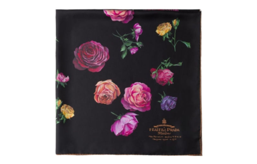 PRADA PRADA Fabric Knit Scarves Women's Black