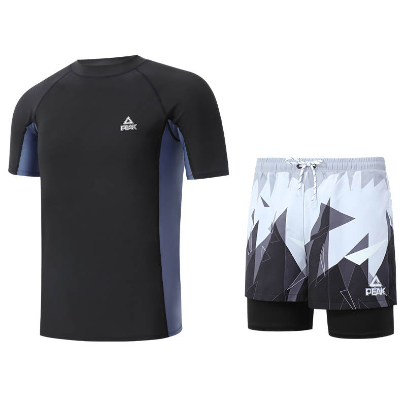 PEAK PEAK Swimming Sets Polyester Seaside Beach Vacation With Hot Spring Relaxation Men's