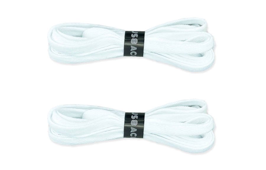 US8ACC Polyester Shoelaces Unisex Black White Gray Two Tone Blue Purple Neon Pink Orange Yellow Green