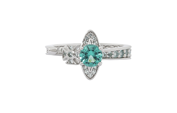 Vivienne Westwood Recycled Silver With Cubic Zircon Rings Women's Silver