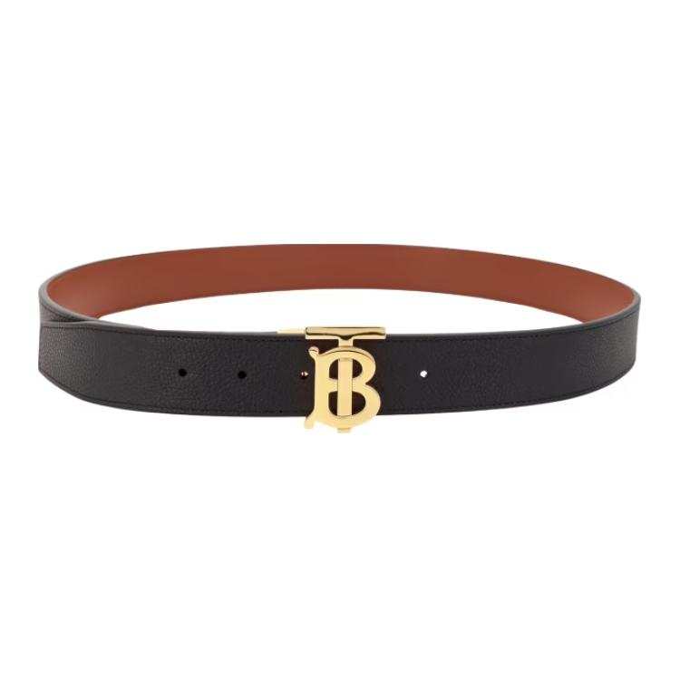 Burberry Burberry Leather Belts Men's Black