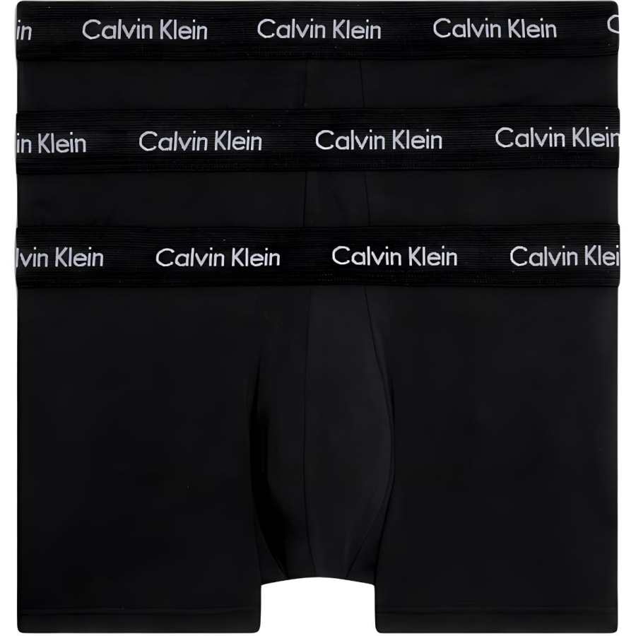 CALVIN KLEIN 3P LOW RISE TRUNK Boxer Shorts Europe Version Men's 3 Pack