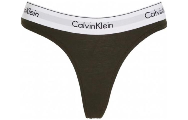 CALVIN KLEIN THONG Underpants Europe Version Women's 1 Pack Black
