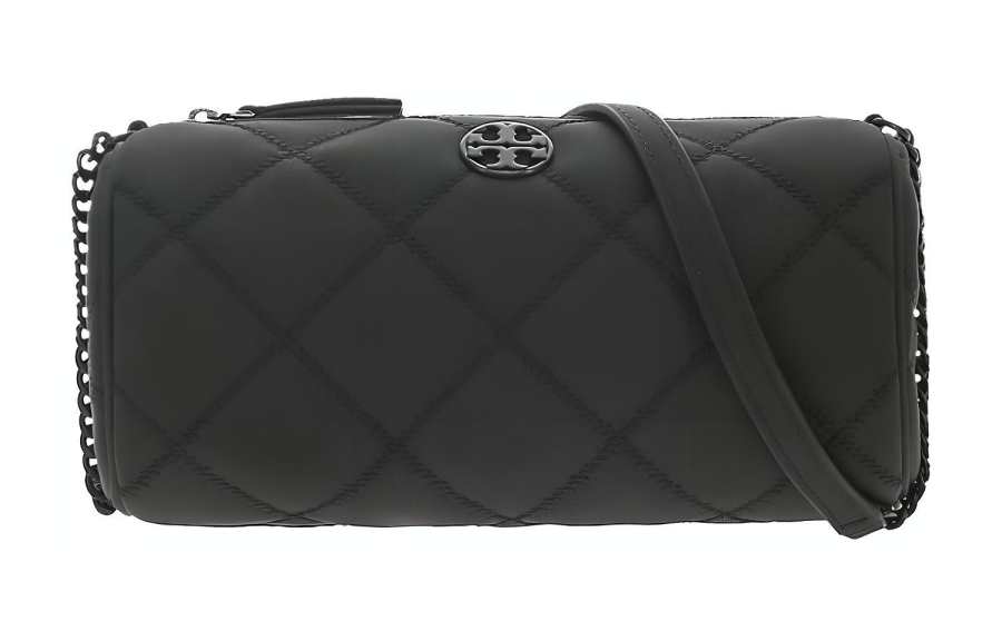 TORY BURCH Willa Leather Cylinder Bag, Shoulder Bag, Crossbody Bag Mini Women's Black
