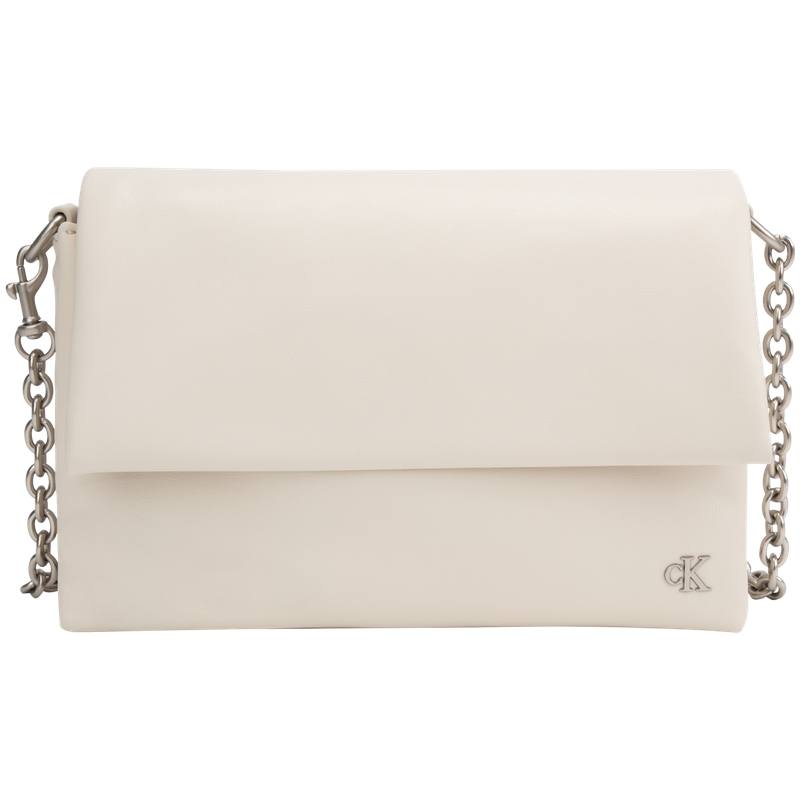 CALVIN KLEIN Synthetic Material Crossbody Bag Women's Egg Shell Yellow