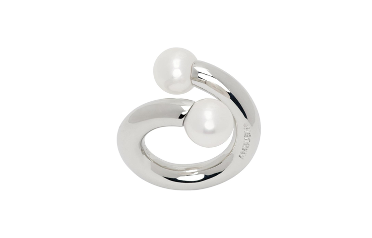 AMBUSH Brass Rings Men's Silver