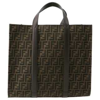 FENDI Cow Leather Tote Bag, Shopping Bag, Shoulder Bag, Crossbody Bag, Handbag Men's Brown