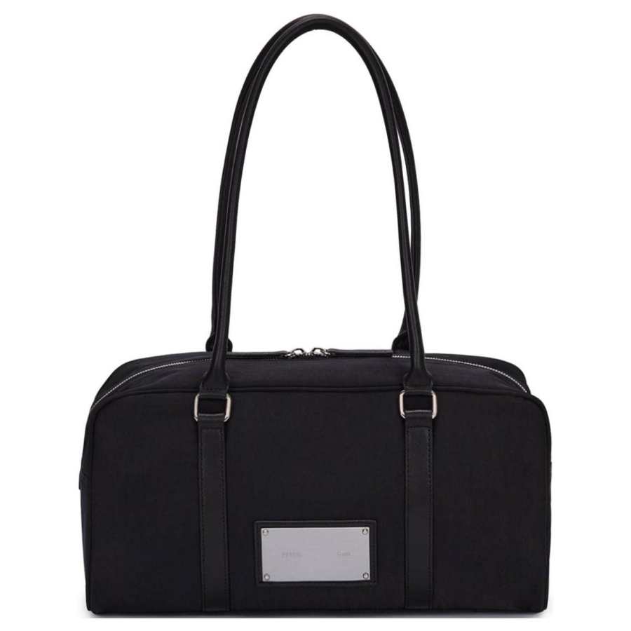 MATIN KIM Nylon Handbag, Shoulder Bag Regular Women's Black