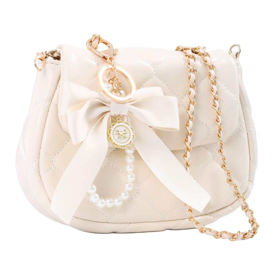 OTA Pu Small Square Bag, Shoulder Bag, Crossbody Bag Women's White