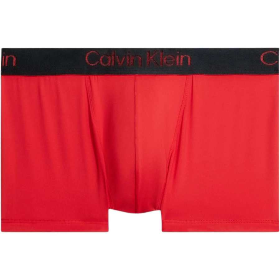 CALVIN KLEIN LOW RISE TRUNK Boxer Briefs Europe Version Men's 1 Pack Red