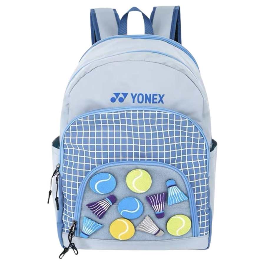 YONEX YONEX Fabric Backpack Unisex Sky Blue/Yellow & Orange