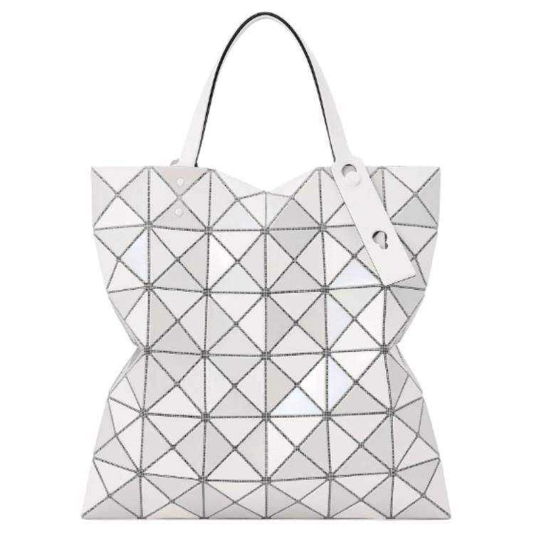 ISSEY MIYAKE Polyvinyl Chloride Resin One Shoulder Handbag Women's White