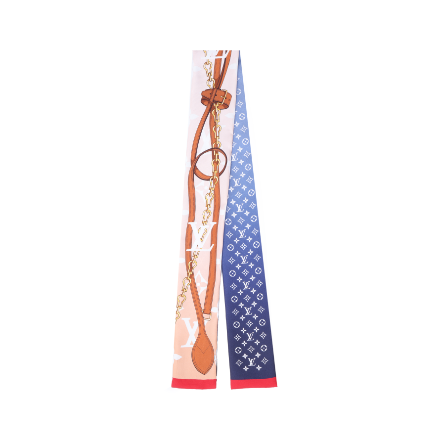 LOUIS VUITTON Mulberry Silk Scarves Women's