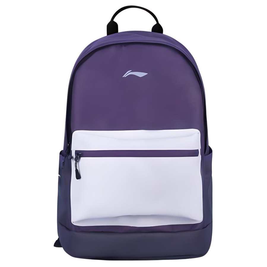 Li-Ning Li Ning Sports Life Collection Large Capacity Polyester Backpack Regular Unisex Purple