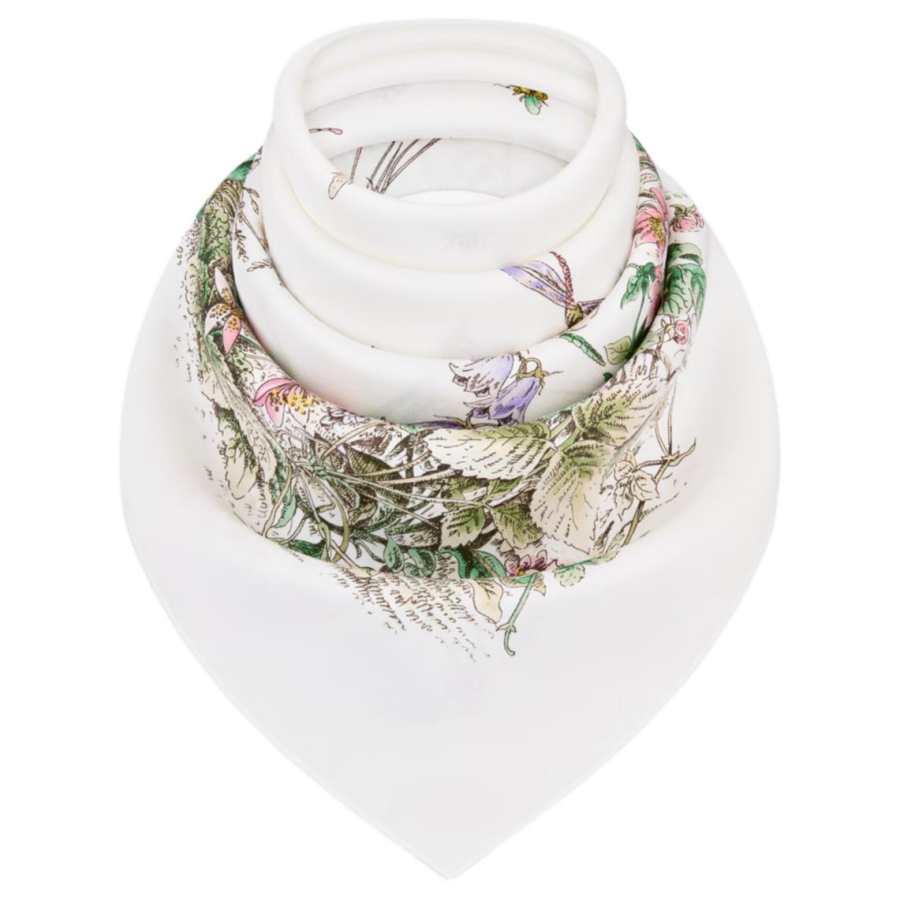 DIOR DIOR Silk Silk Scarves Unisex Beige