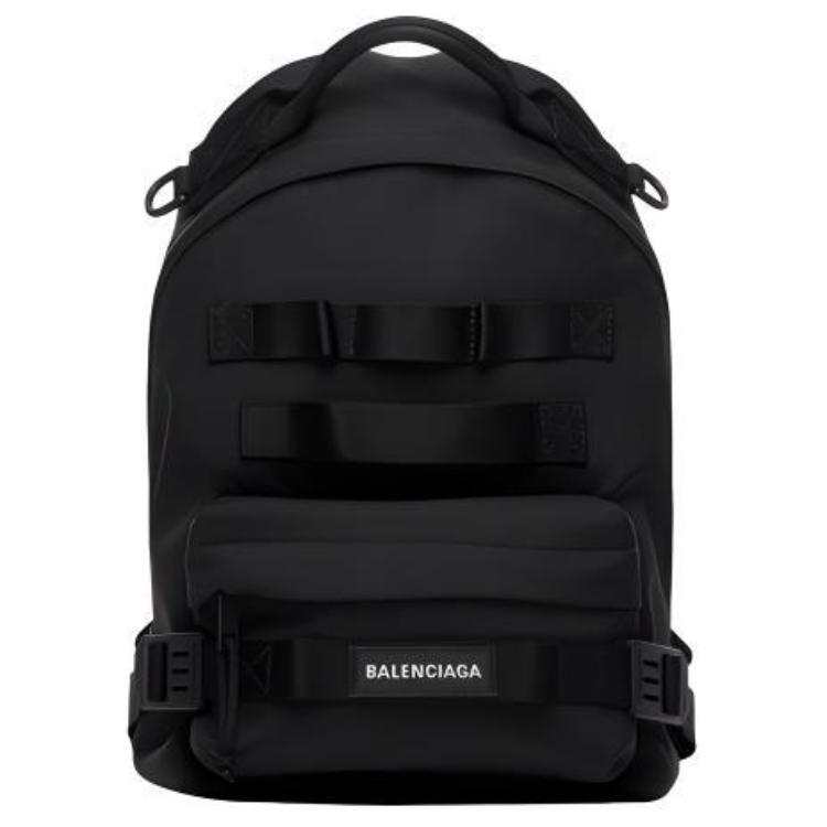 Balenciaga Army Nylon Fabric Backpack Small Men's Black