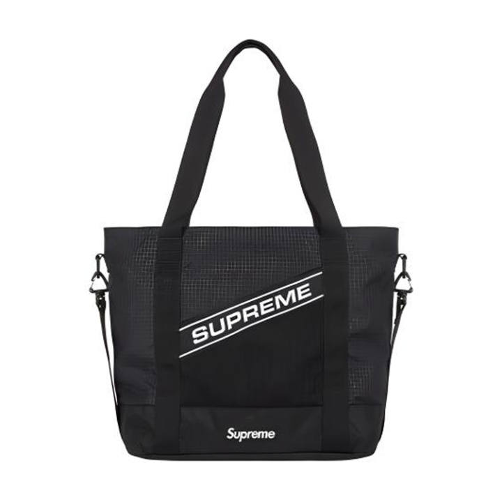 Supreme Supreme Waterproof Nylon Tote Bag, Shopping Bag, Shoulder Bag Regular Unisex Black