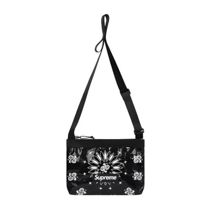 Supreme Supreme SS21 Nylon Fabric Messenger Bag, Cell Phone Pouch, Crossbody Bag, Shoulder Bag Regular Unisex Multicolor