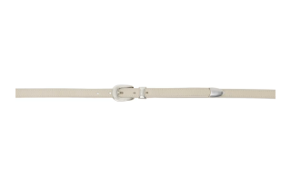 OUR LEGACY Solid Color Design, Pin Buckle Leather Belts Men's White