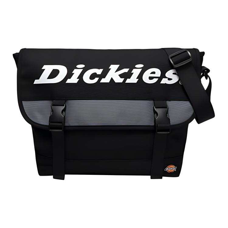 Dickies Polyester Messenger Bag, Crossbody Bag, Shoulder Bag Unisex Black