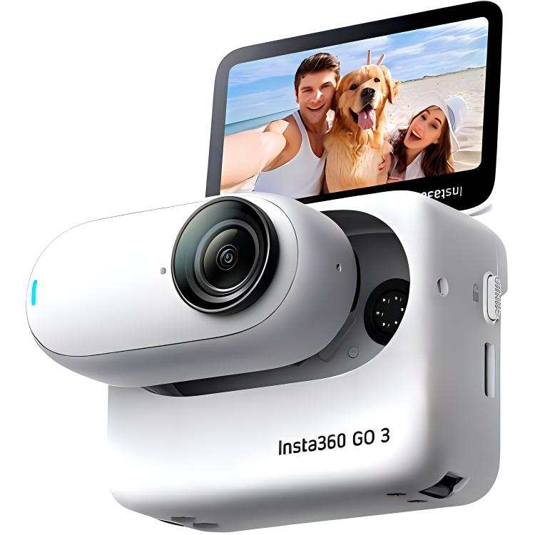 Insta360 GO 3 Thumb, Parent Child Vlog Cycling With Pet, Waterproof And Anti Shake Action Cameras