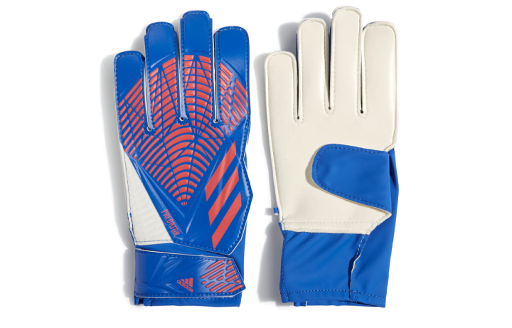Adidas Adidas Polyurethane, Vinyl Acetate Sports Gloves Unisex Blue