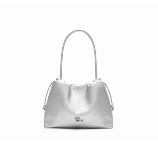 MUVA Cowhide Split Leather Shoulder Bag Women's