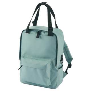 MUJI Polyester Handbag, Backpack Unisex Green/Navy Blue