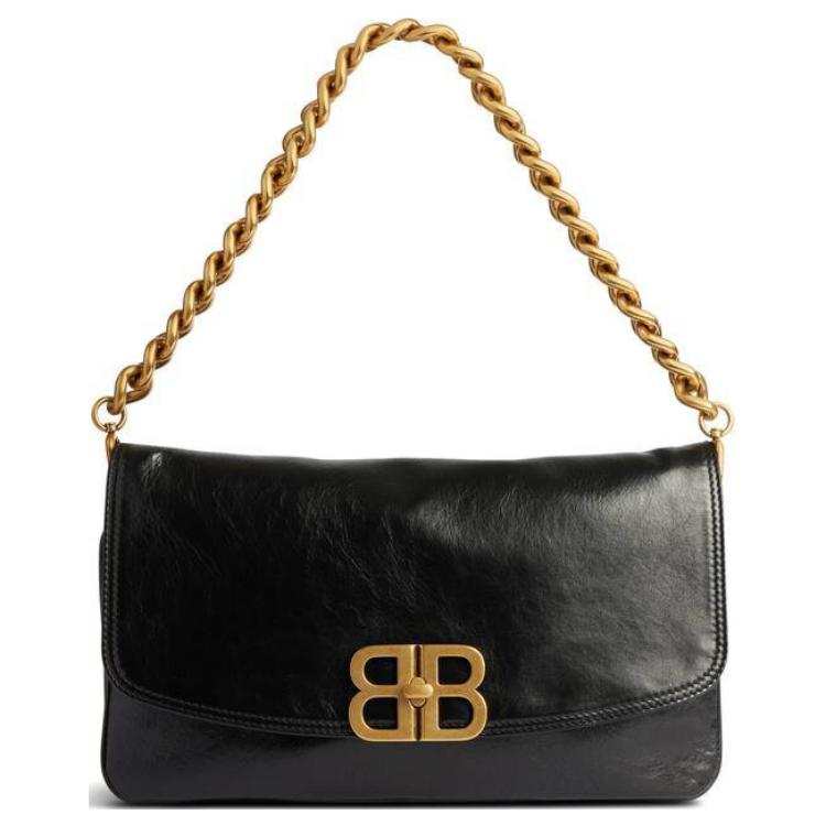 Balenciaga Bb Soft Medium Flap Shoulder Bag