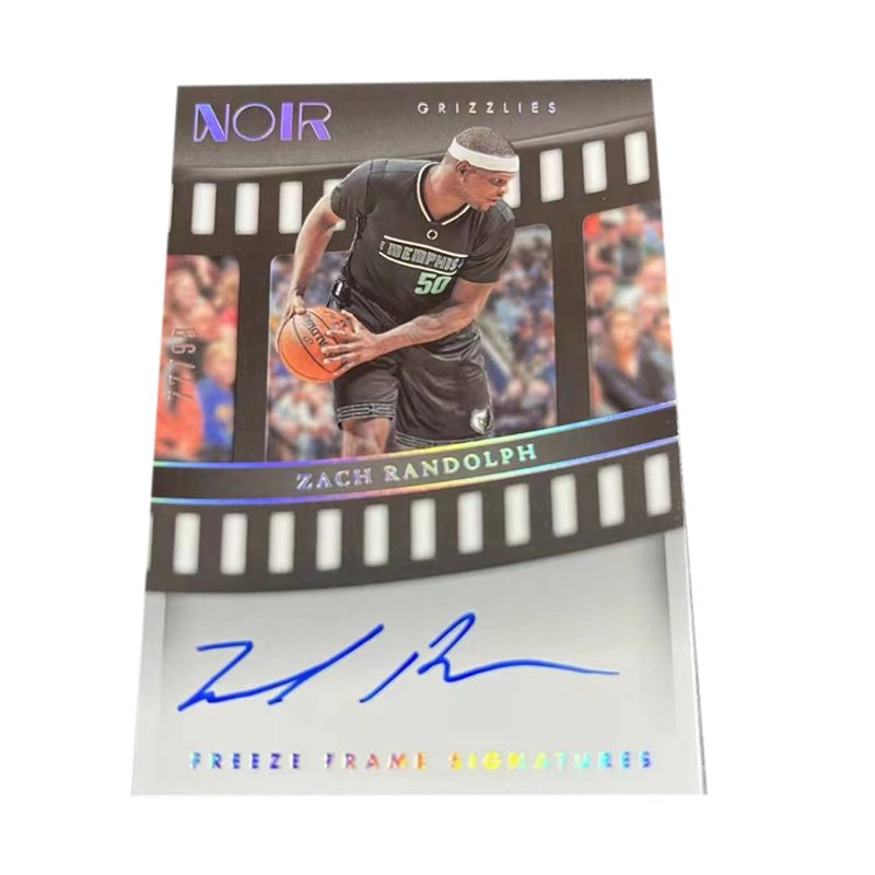 PANINI 22 23 Grizzlies NOIR 99, Card Sign, Signature, Randolph, Star Card, Card Product Access Sports Cards 1 Pc