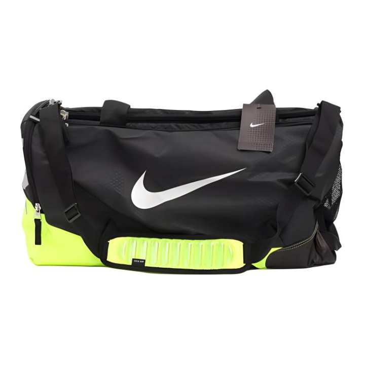 Nike Nike Polyester Backpack, Bucket Bag, One Shoulder Gym Bag Medium Unisex Black Green