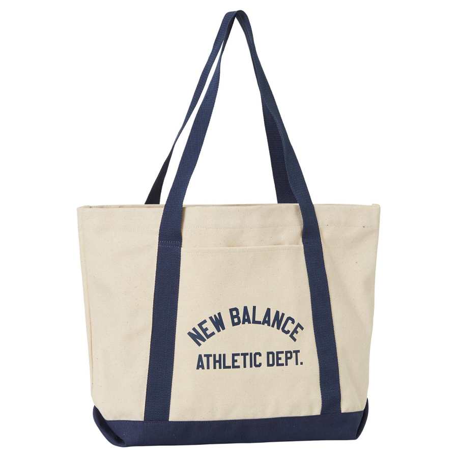 New Balance New Balance Cotton Tote Bag, Shopping Bag, Handbag Regular Unisex Blue